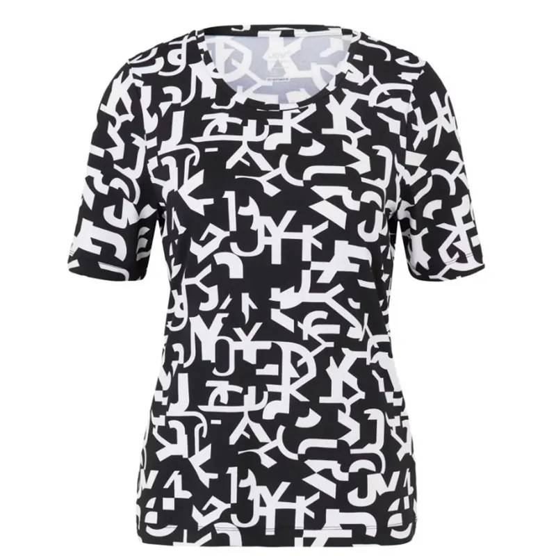 Expressversand JOY - LOTTA - black/white stripes-- Gr.: 44